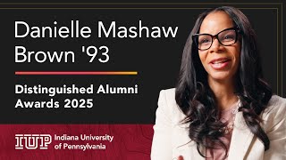 2025 IUP Distinguished Alumni Danielle Brown
2025 IUP Distinguished Alumni Danielle Brown 2025 IUP Distinguished Alumni Danielle Brown
