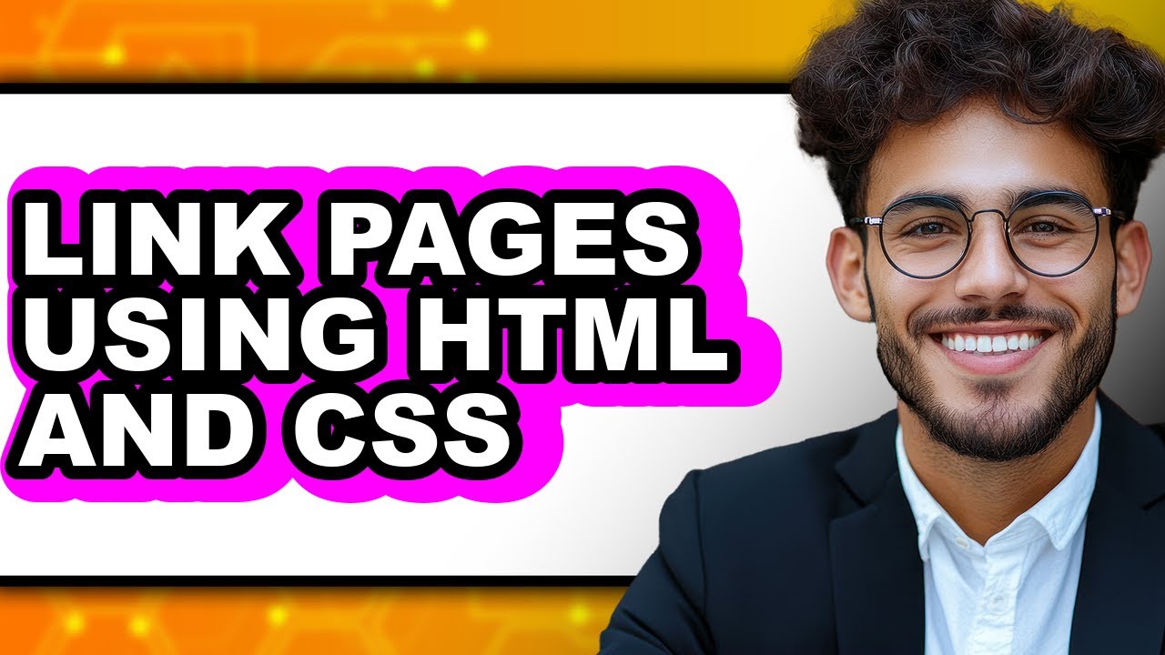 How to Link Pages Using Html and Css - Step by Step - YouTube
