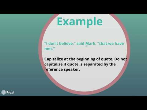 Quotation Marks Video Lesson