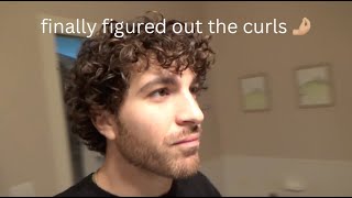 men's (life changing?) curly hair styling routine screenshot 5