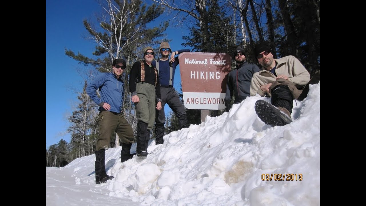 winter camping bwca 2013 youtube