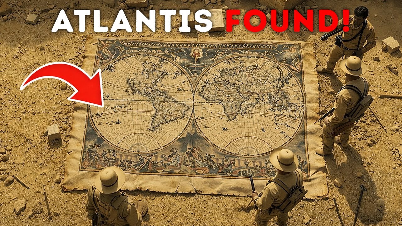 Ancient Map Reveals a Lost Continent Near Australia - Atlantis Found ...