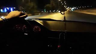 الوحش الالماني Mercedes E200 AMG على طريق غازي عنتاب مرعش بسرعة ١٦٠كم