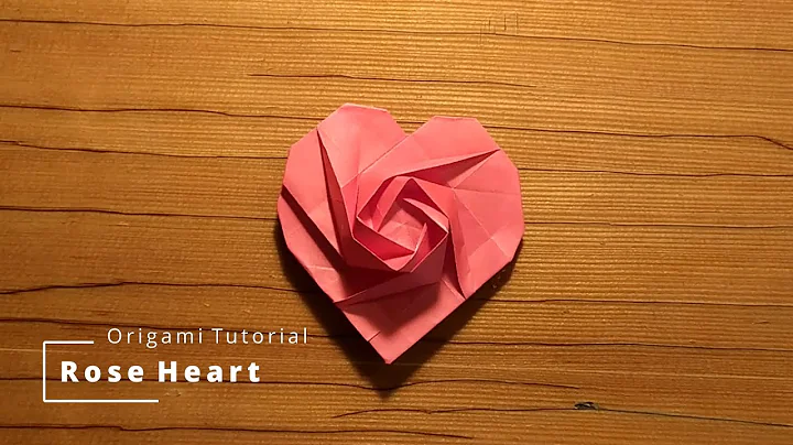 Origami Tutorial - Rose Heart "Blossoming Heart"