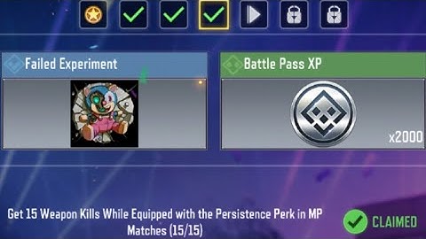 Call Of Duty Mobile Get 15 Weapon Kills While Equipped with the Persistence Perk in MP Matches