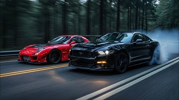 Mustang GT/Shelby x Mazda RX-7 Max V12 (xxxBHP) 2025!