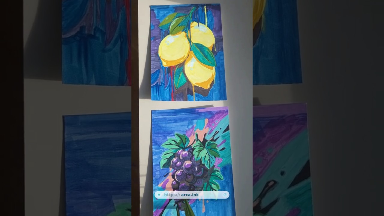 When life gives me lemons, I paint them dramatic