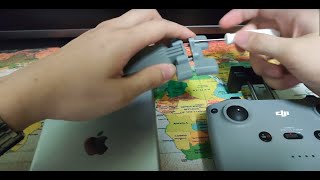 How to install: Tablet mount for DJI drone mini2 must have Accessory - flying on the ipad big screen