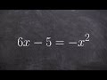 How to solve a quadratic using the quadratic formula