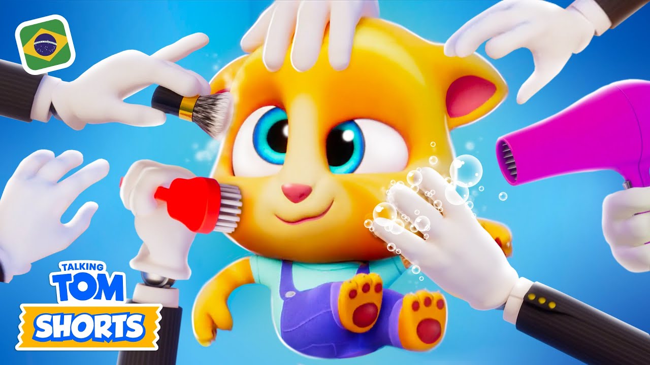 Limpeza Automatizada 🤖🧼 Talking Tom Curtas