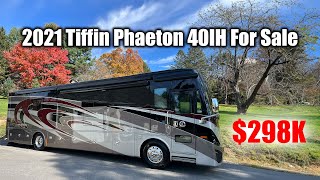 Upgraded 2021 Tiffin Phaeton 40IH  FOR SALE