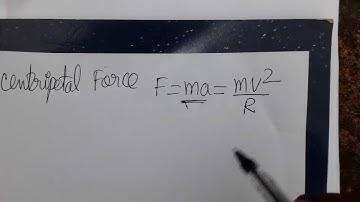 Centripetal force SI unit and dimensional formula