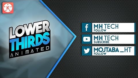 How to make animated lower thirds on Android | KineMaster