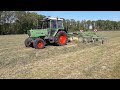 Raking Grass/ Gras Harken 2020 | Fendt 306 LS + Krone Swadro 800/26 | Nijkerk