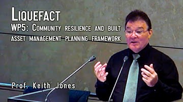 Liquefact - WP5:Community resilience and built asset management planning framework - Jones