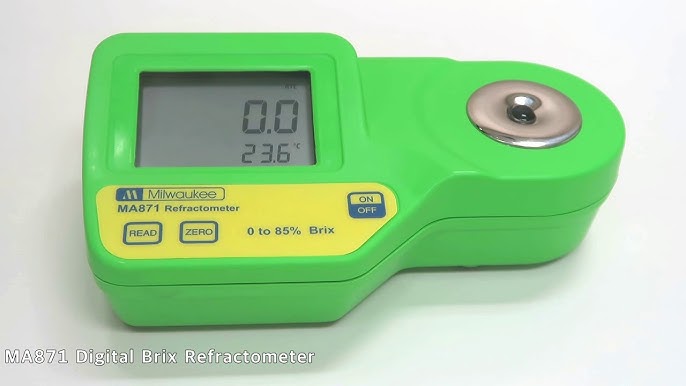 Digital Brix Meter  Brix Refractometer to measure Brix & RI value