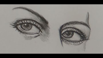 How to Draw BOTH Eyes Evenly | Easy Step by Step Art Drawing Tutorials