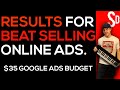 Selling Beats Online: My Results with Google Ads ($35 Ad Budget)
