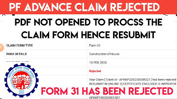 PDF NOT OPENED TO PROCSS THE CLAIM FORM HENCE RESUBMIT IN ONLINE 2) CERTIFICATE ENCLOSED IS IMPROPER