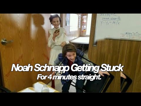 Noah Schnapp Getting Stuck In Everything For 4 Minutes Straight