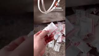 Candy bean ball counting automatic bag packaging machine testing video