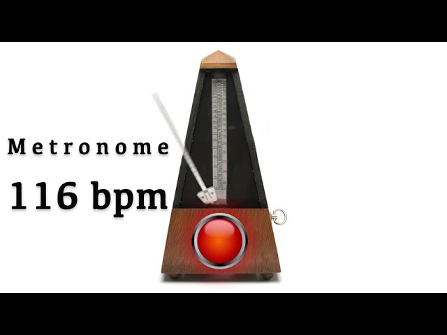 metronome 116 bpm