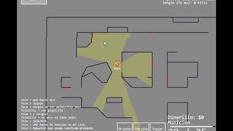 Web based 2d shooter - Javascript and websockets