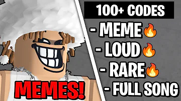 100+ NEW MEME ROBLOX MUSIC CODES/ID(S) (MAY 2024) [WORKING✅]