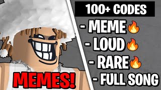 100  NEW MEME ROBLOX MUSIC CODES/ID(S) (MAY 2024) [WORKING✅]