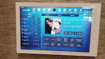 Crestron Smart Graphics UI with Floorplan