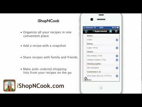 Recipe App Ishopncook Organize Your Recipes Shopping List On Iphone App-11-08-2015