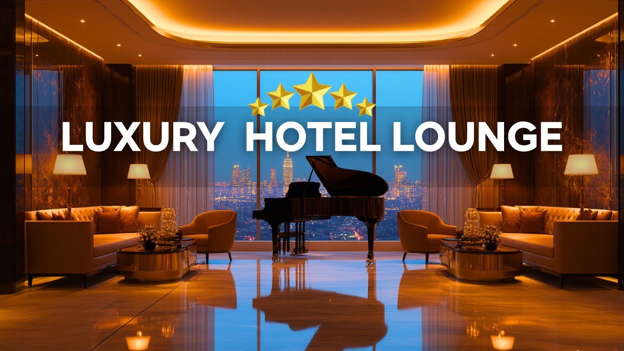Luxury Hotel Lounge Music - Relaxing Jazz Saxophone Instrumental Music ...