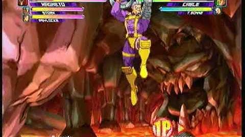 MvC2 Online (360): Brett (MSP) vs Hannibal (Jug/Cab/Tron) 15 .:5.29.10:.