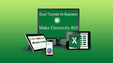 Excel Tutorials for Beginners|Electricity bill calculation and its formulas