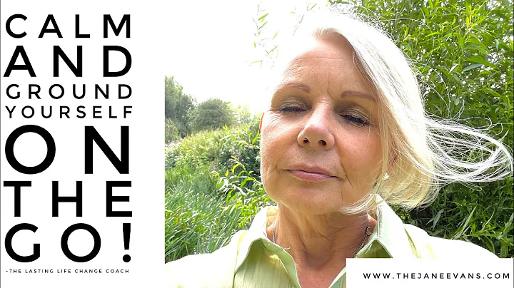 Calm and ground yourself on the go - face holding ...