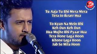 Tera Hone Laga Hoon - Atif Aslam (Venge Athars) (DJ Suketu)(Remix) (Lyrics)