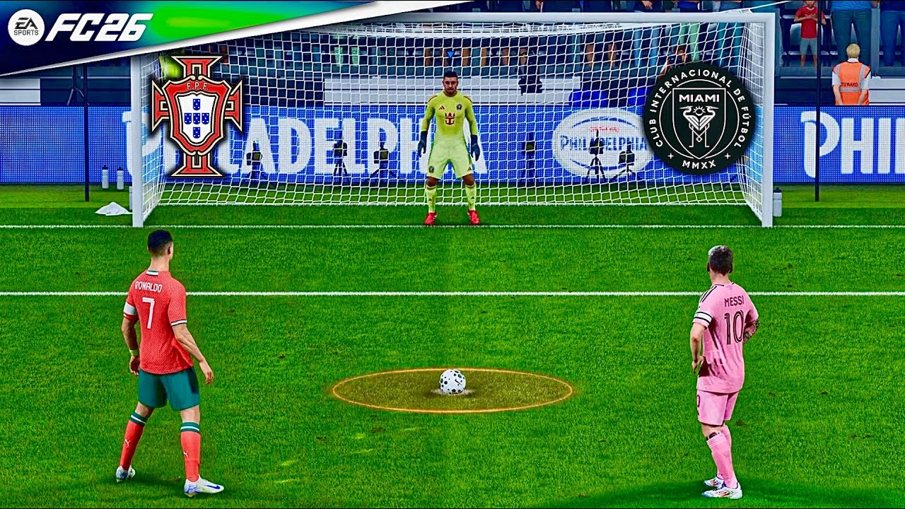 RONALDO vs MESSI 🔥🐐 PORTUGAL vs INTER MIAMI l FINAL - FC 26 PENALTY SHOOTOUT - PS5