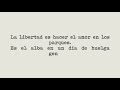 Trast - La libertad (Poema per Joan Margarit)