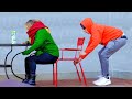 Chair Pulling Switch Prank