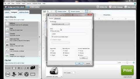Printing Barcodes Using Your Dymo LabelWriter Printer