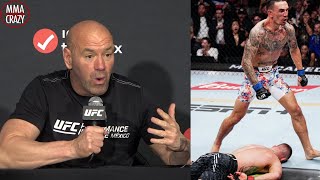 Dana White on INSANE Justin Gaethje vs. Max Holloway "Holy sh*t moment”