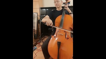 Thumbnail of Day 126 Bach Suite No.1 in G major for Cello - Prelude practice bar 29 to 42 (notice bow arm) 230903