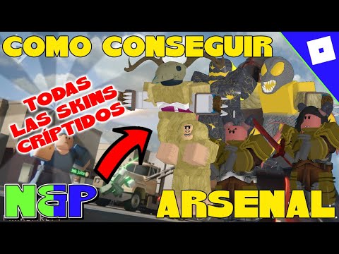 Como Conseguir Todas Las Skins Criptidos En Arsenal Roblox Youtube - secretos de arsenal roblox