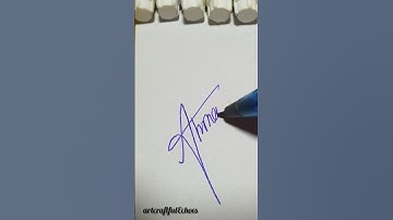 Signature for Ahmad #art #drawing #painting #youtube #video #viral #trending #fyp #diy #signature
