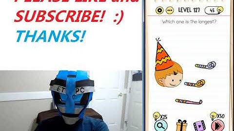 BRAIN TEST LEVEL 127 WALKTHROUGH WITH ANSWERS