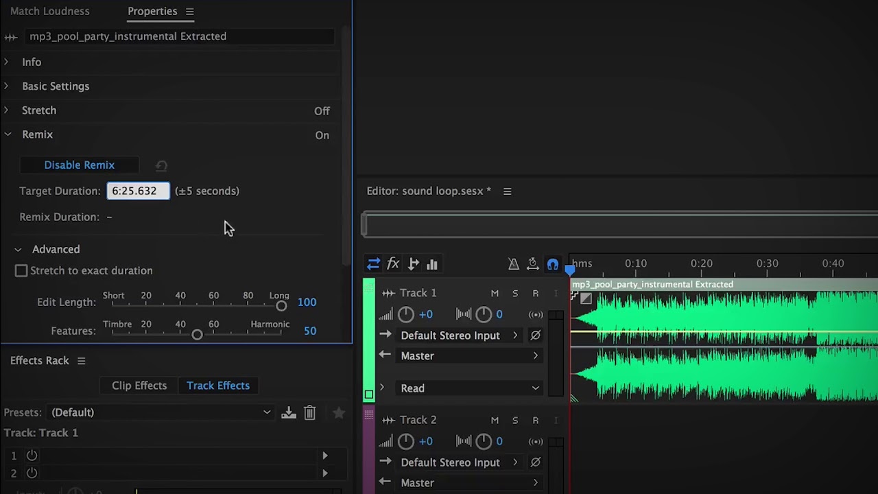 Loop audio easily in Adobe Audition - YouTube