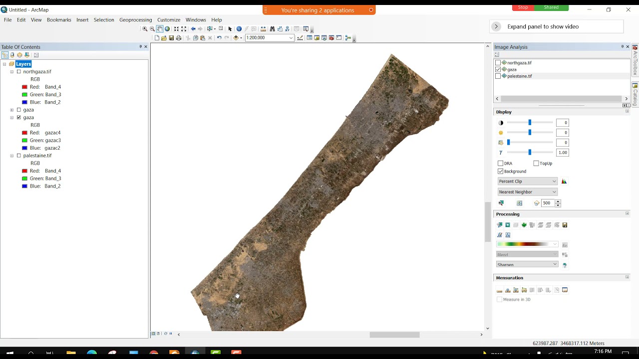 المحاضرة السادسة التصنيف المراقب والغير مراقب للمرئية الفضائية في ArcMap