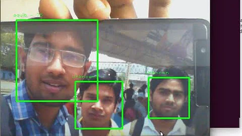 Real time face recognition in Python using Opencv.