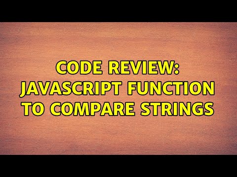 Code Review: JavaScript