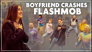 Amazing Proposal  Girl is Stunned When Boyfriend Crashes Flashmob!